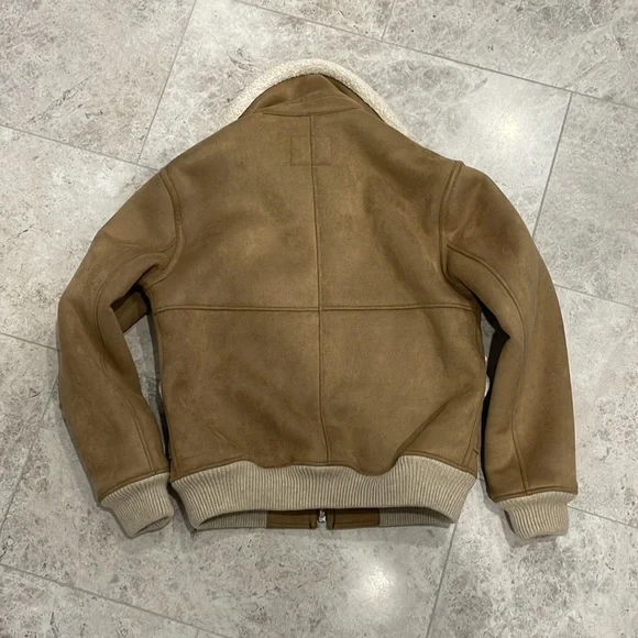 Wilfred Echo jacket - Sherpa and suede bomber - Picture 6 of 8